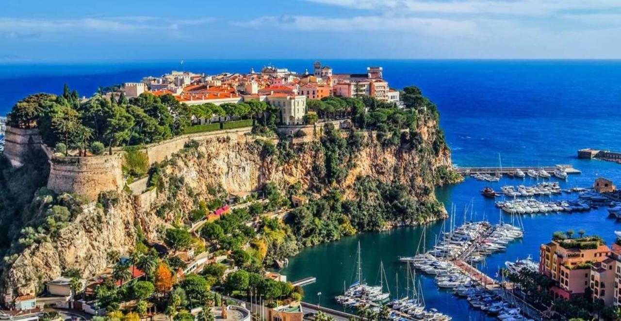 Luxurious Flat At 5 Min By Walk To Monaco, Free Parking And Sea View Lejlighed Beausoleil Eksteriør billede