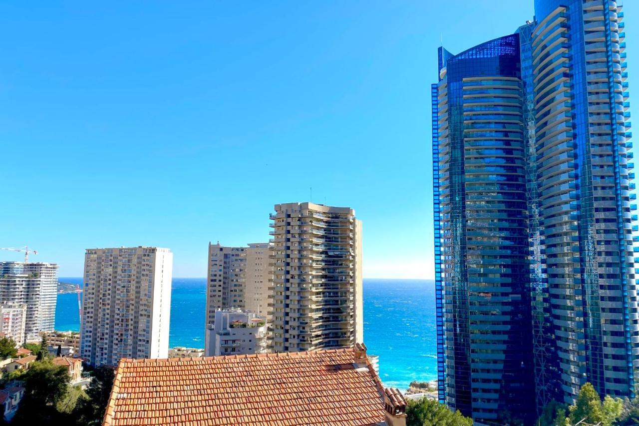 Luxurious Flat At 5 Min By Walk To Monaco, Free Parking And Sea View Lejlighed Beausoleil Eksteriør billede
